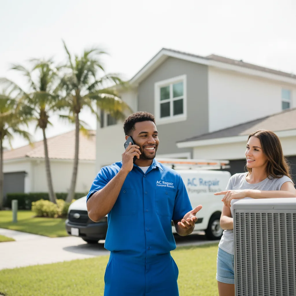 AC Repair Pompano Beach customer support in Evergreen Park